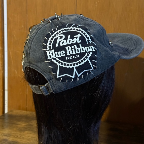 Custom Reworked Crust Punk Hat Cap - Picture 6 of 6